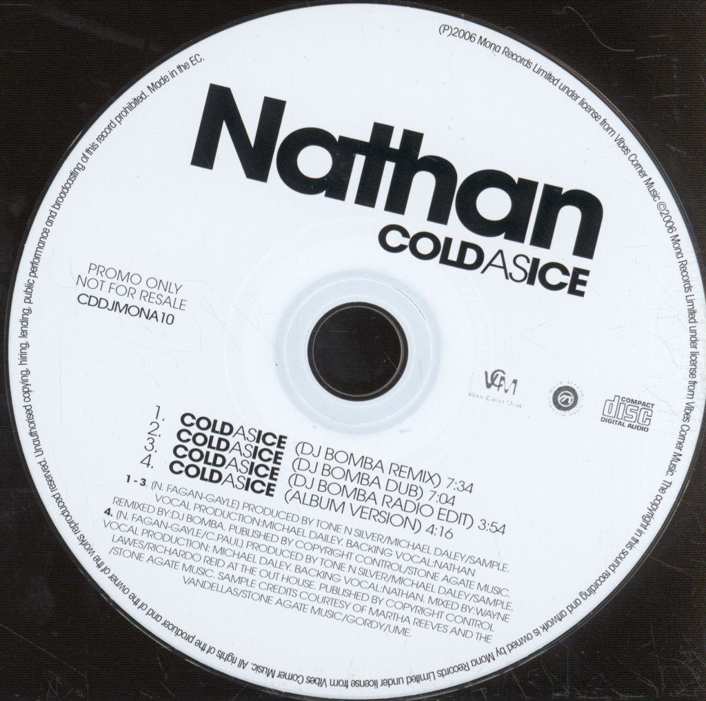 Nathan - Cold As Ice - Cd