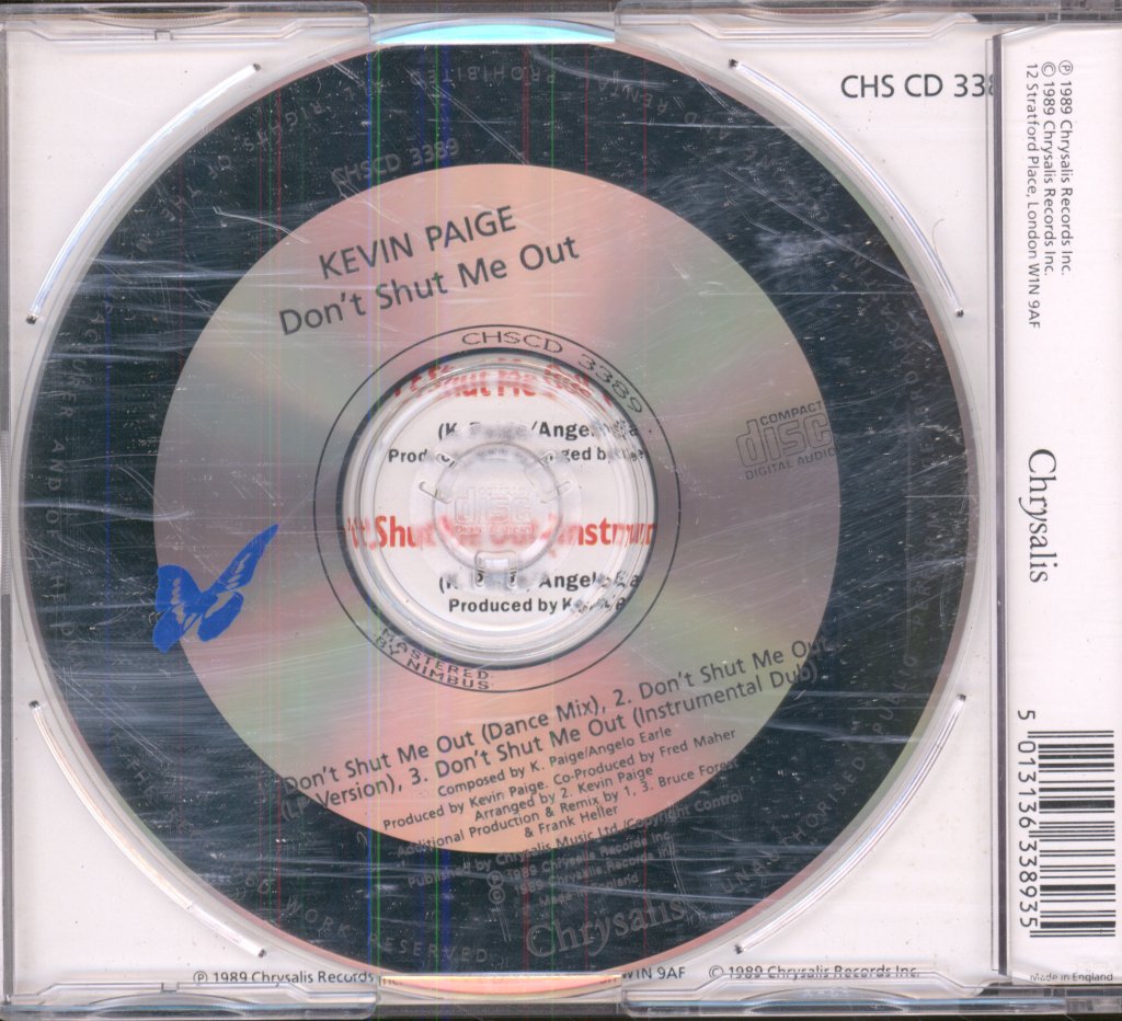 Kevin Paige - Don't Shut Me Out - Cd