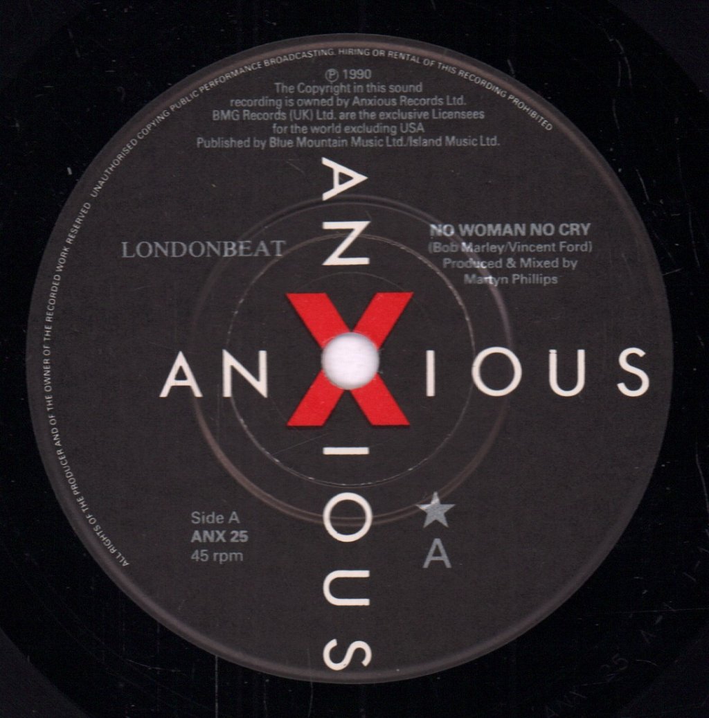Londonbeat - No Woman No Cry - 7 Inch