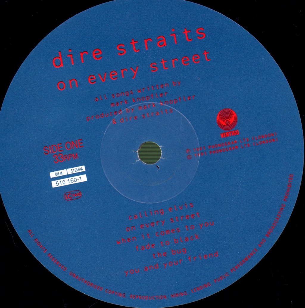 Dire Straits - On Every Street - Lp