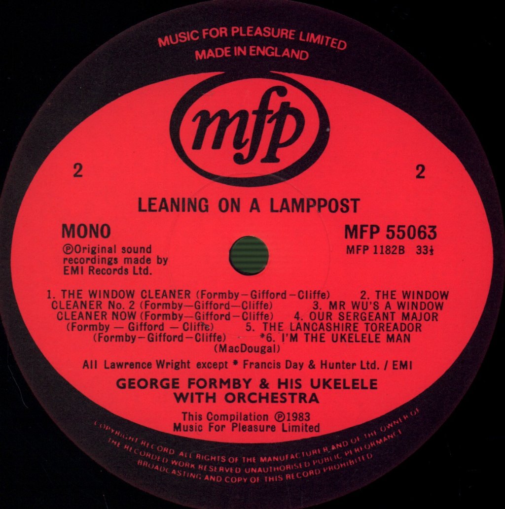 George Formby - Leaning On A Lamp Post - Double Lp