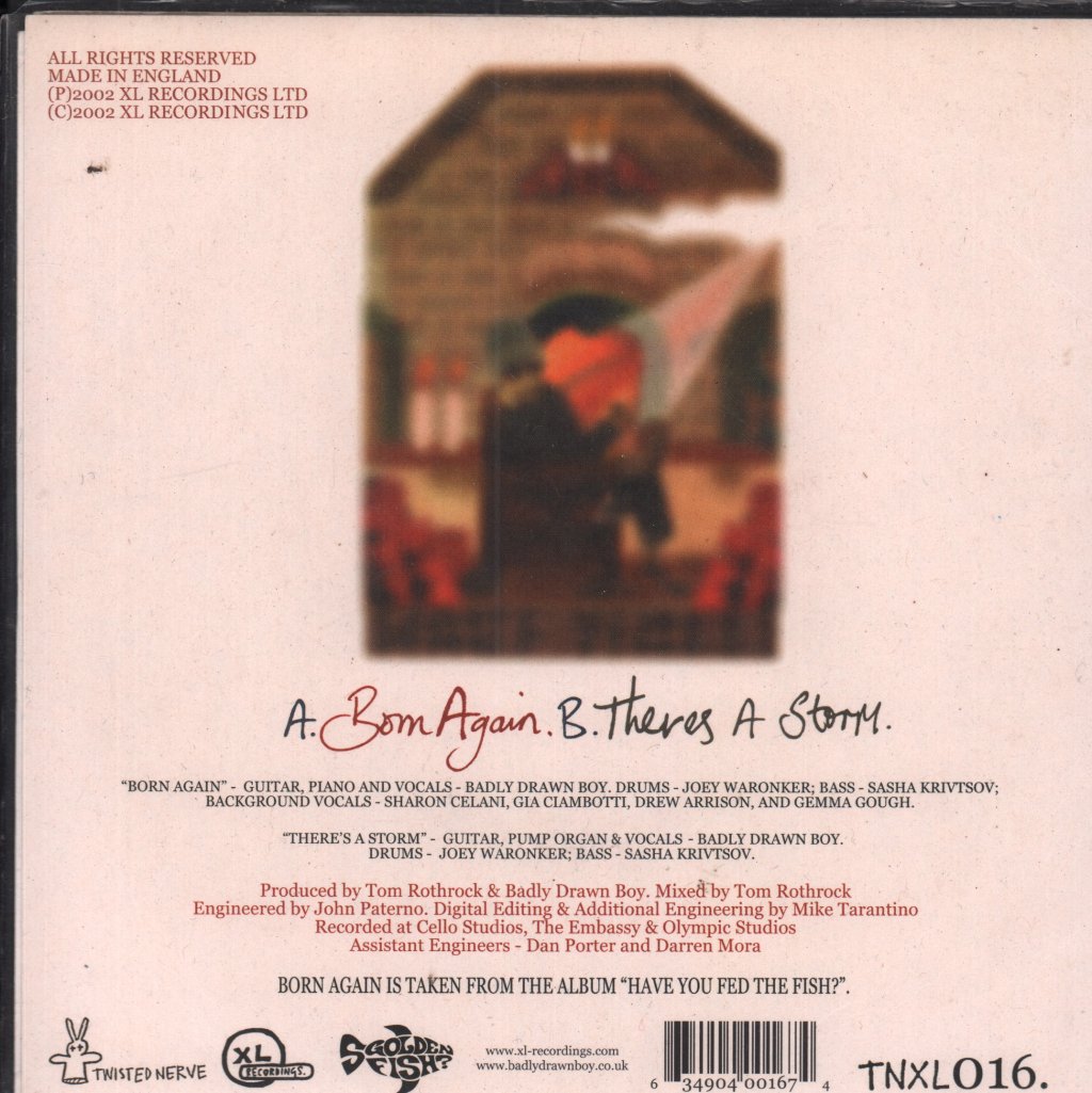 Badly Drawn Boy - Born Again - 7 Inch