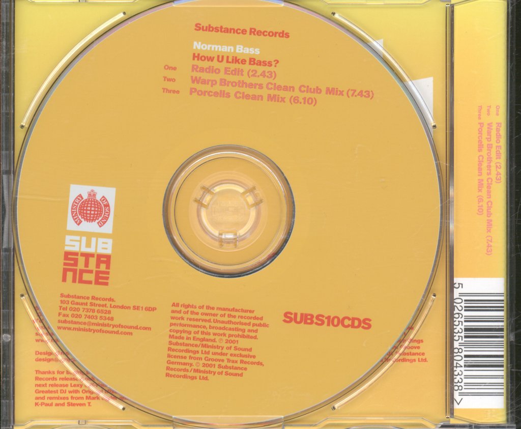 Norman Bass - How U Like Bass? - Cd