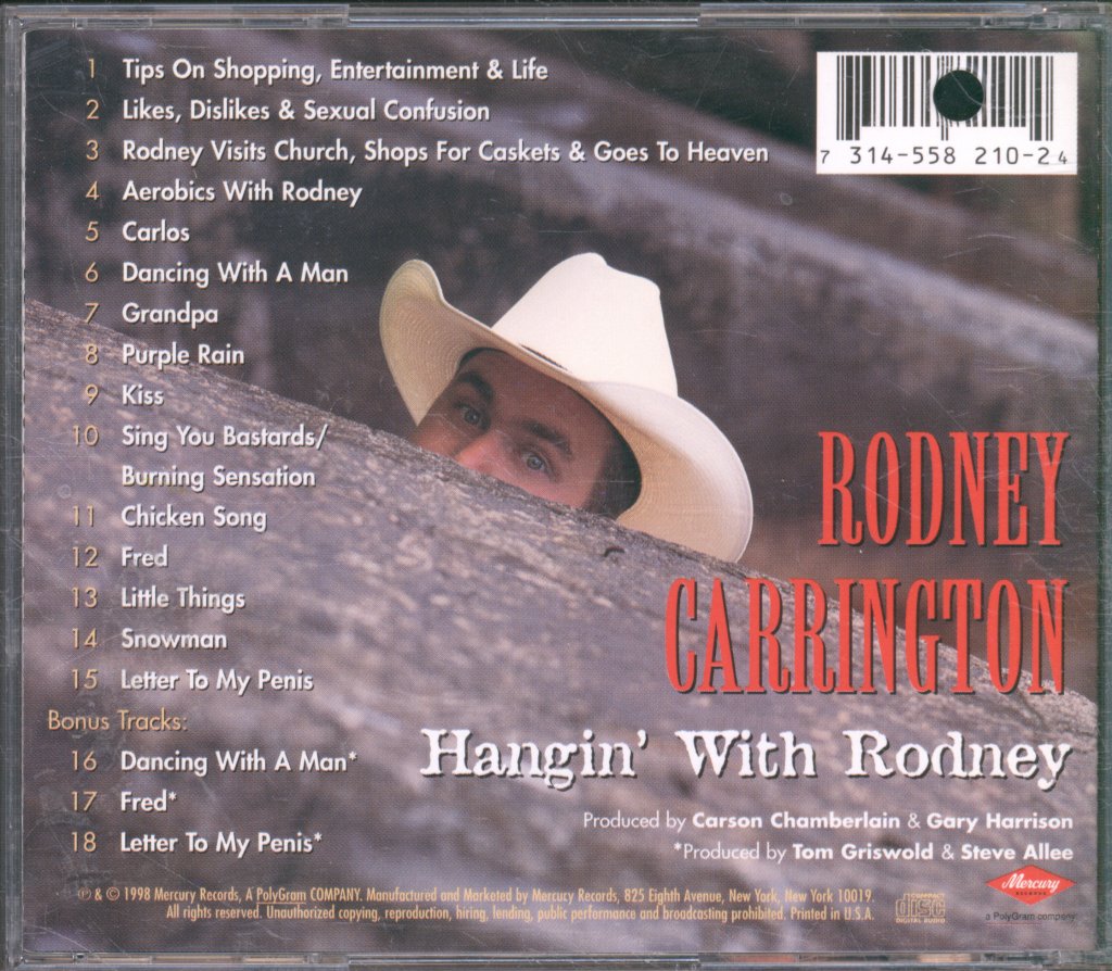Rodney Carrington - Hangin' With Rodney - Cd