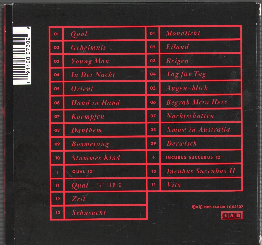 X Mal Deutschland - Gift (The 4AD Years) - Cd Set