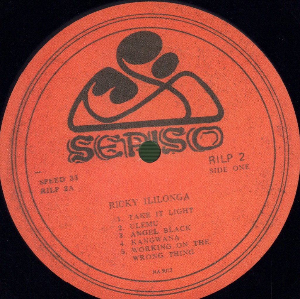 Rikki Ililonga - Sunshine Love - Lp