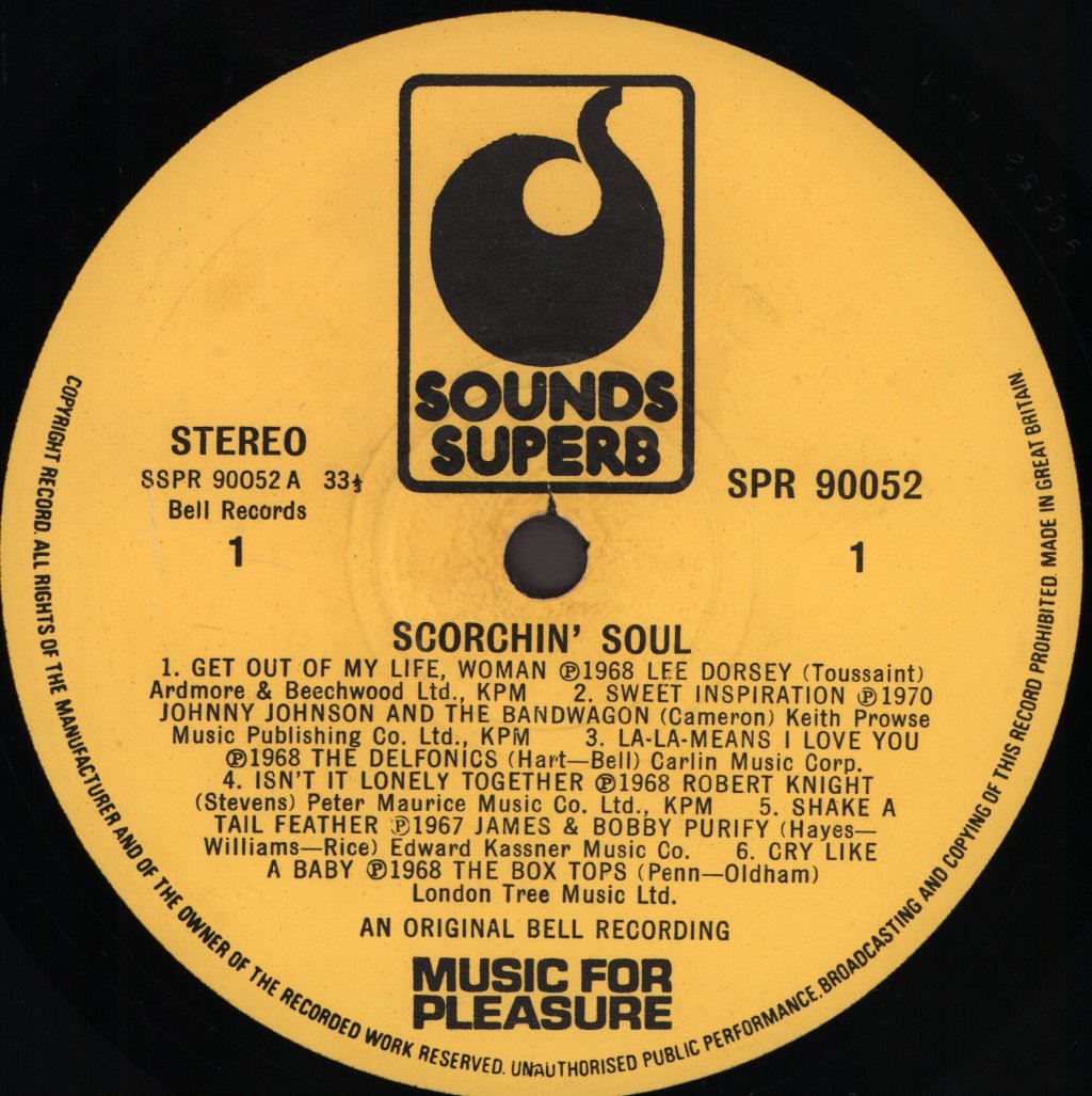 Various Artists - Scorchin' Soul - Lp