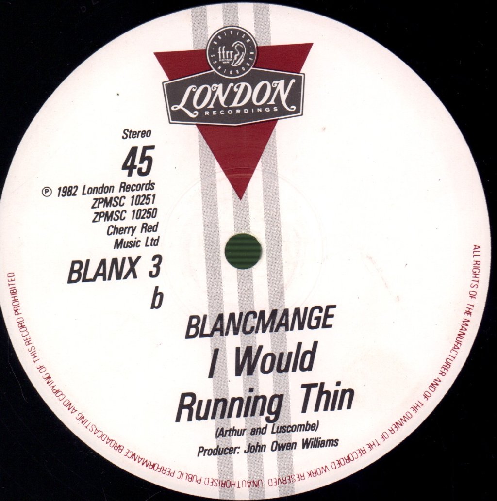 Blancmange - Living On The Ceiling - 12 Inch
