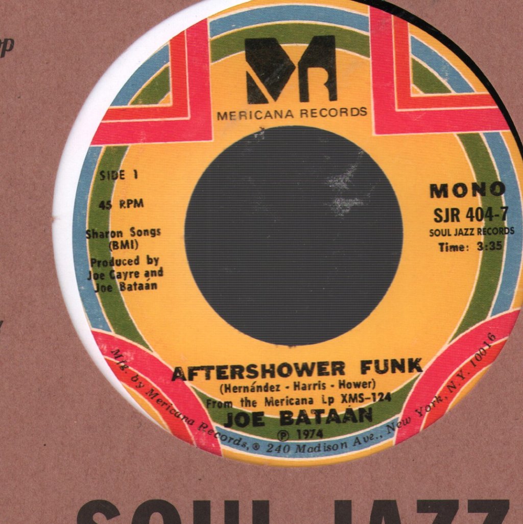 Joe Bataan - Aftershower Funk - 7 Inch
