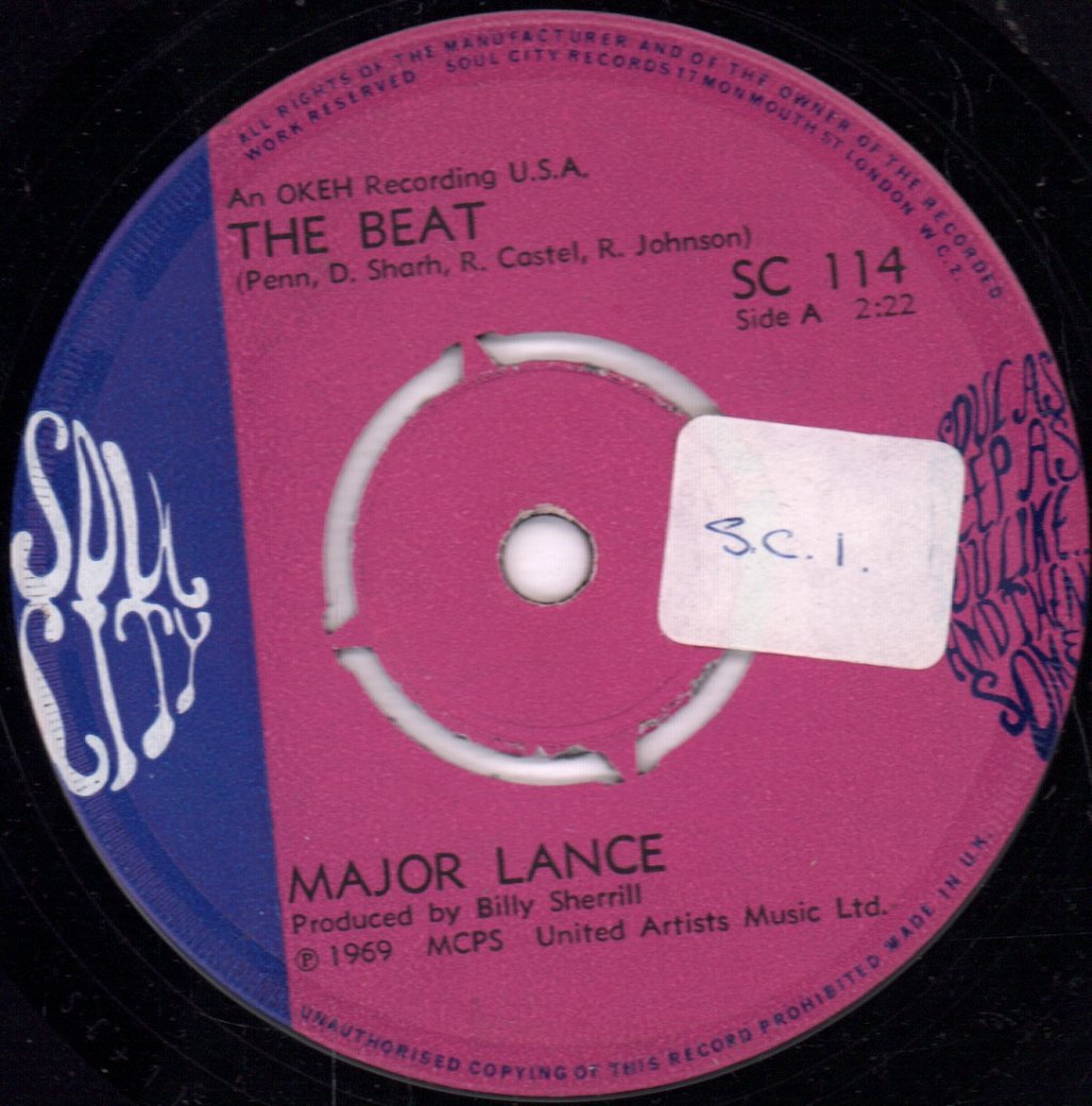 Major Lance - Beat - 7 Inch