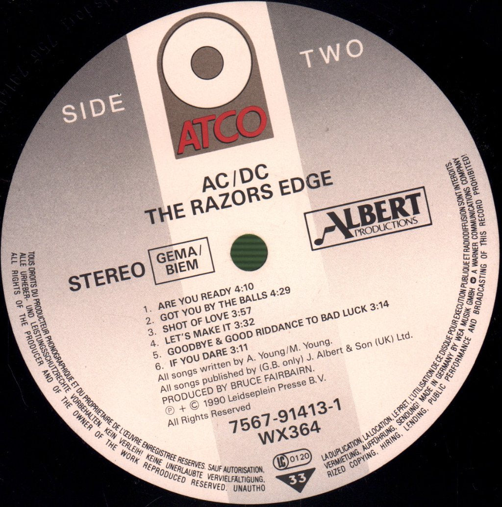 AC/DC - Razors Edge - Lp