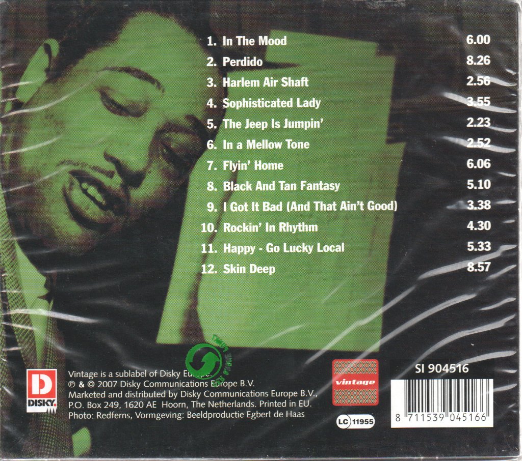 Duke Ellington - Mellowin': His Legendary Tunes - Cd
