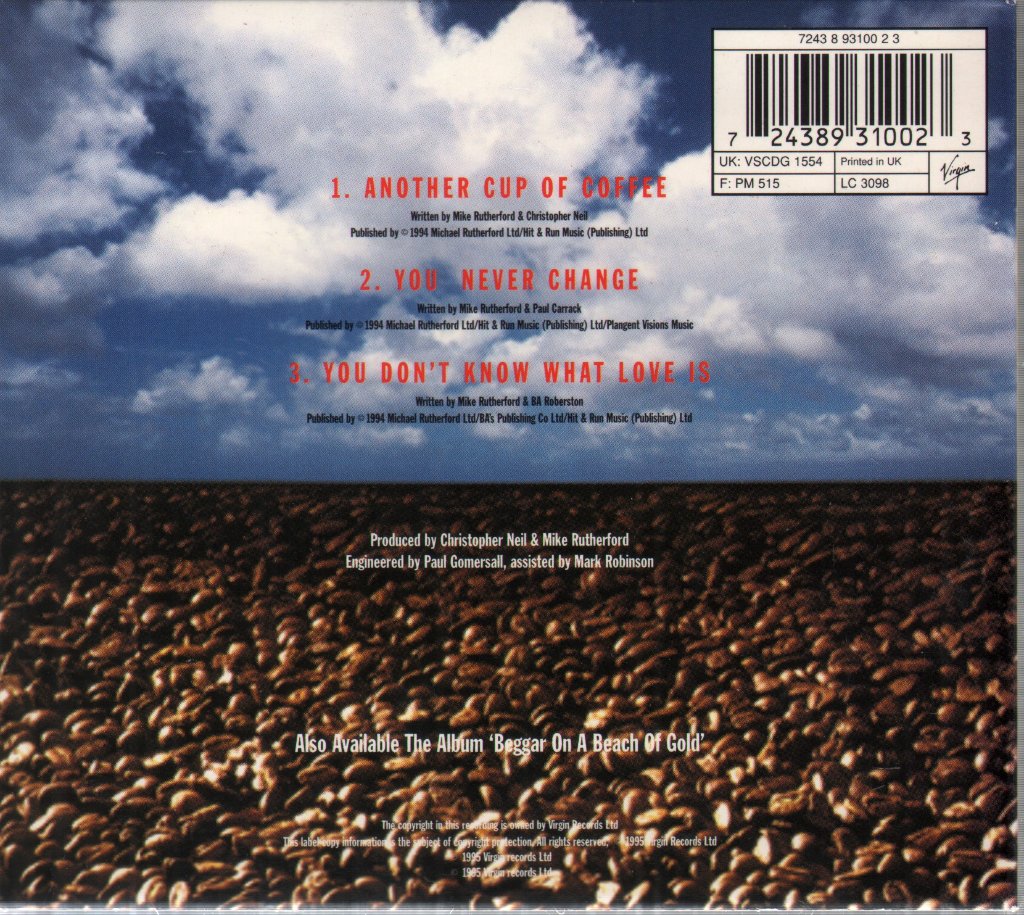 Mike And The Mechanics - Another Cup Of Coffee - Cd