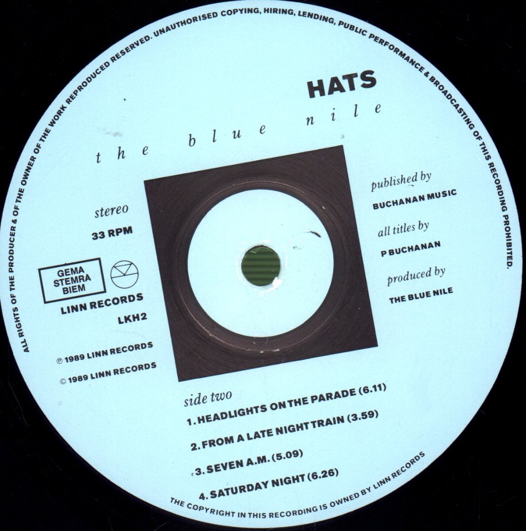 Blue Nile - Hats - Lp