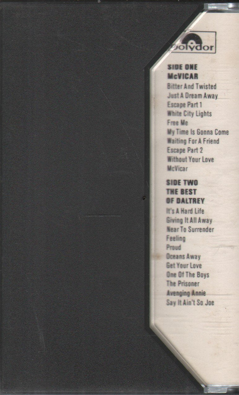 Roger Daltrey - McVicar (Original Soundtrack Recording) / The Best Of Daltrey - Cassette