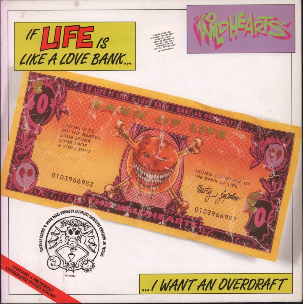 Wildhearts - If Life Is Like A Love Bank - 10 Inch