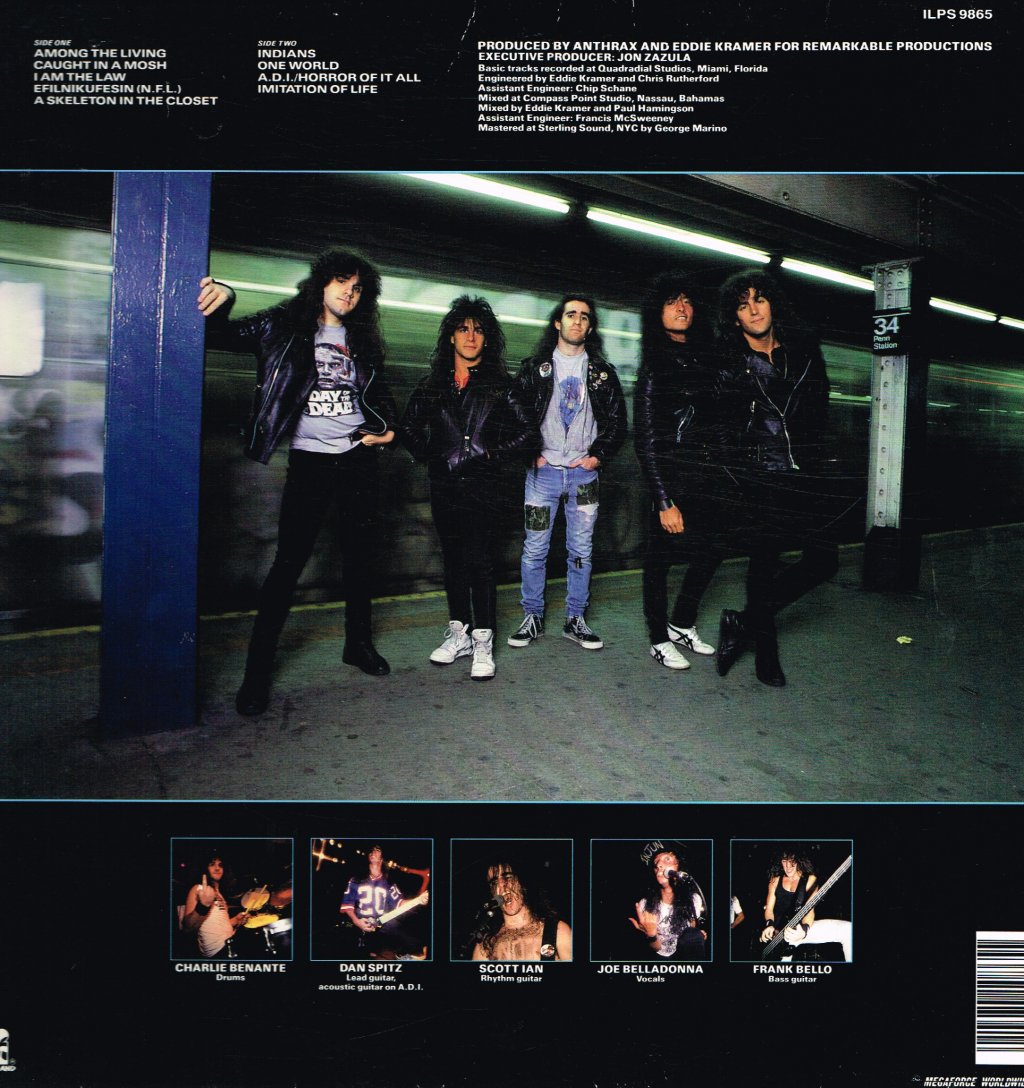 Anthrax (Metal Group) - Among The Living - Lp