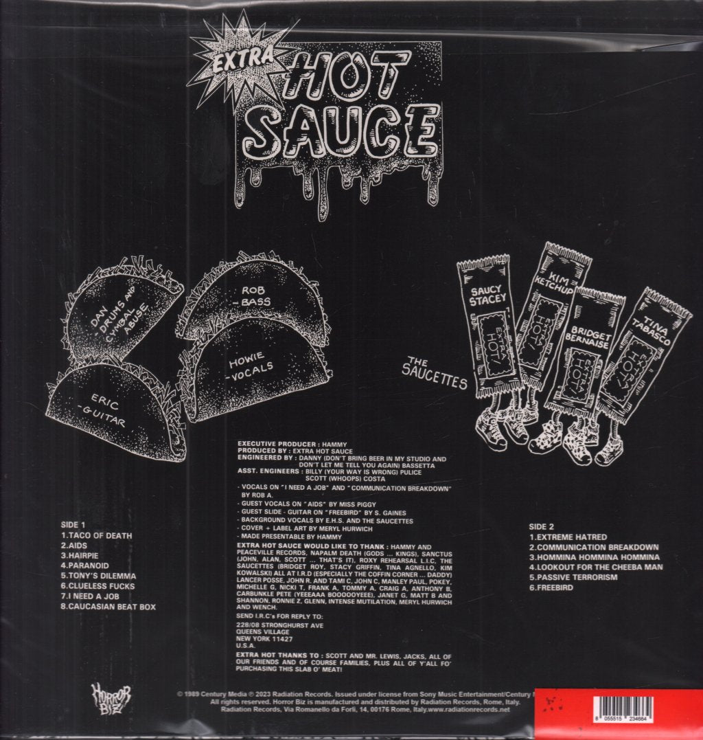 Extra Hot Sauce - Taco Of Death - Lp