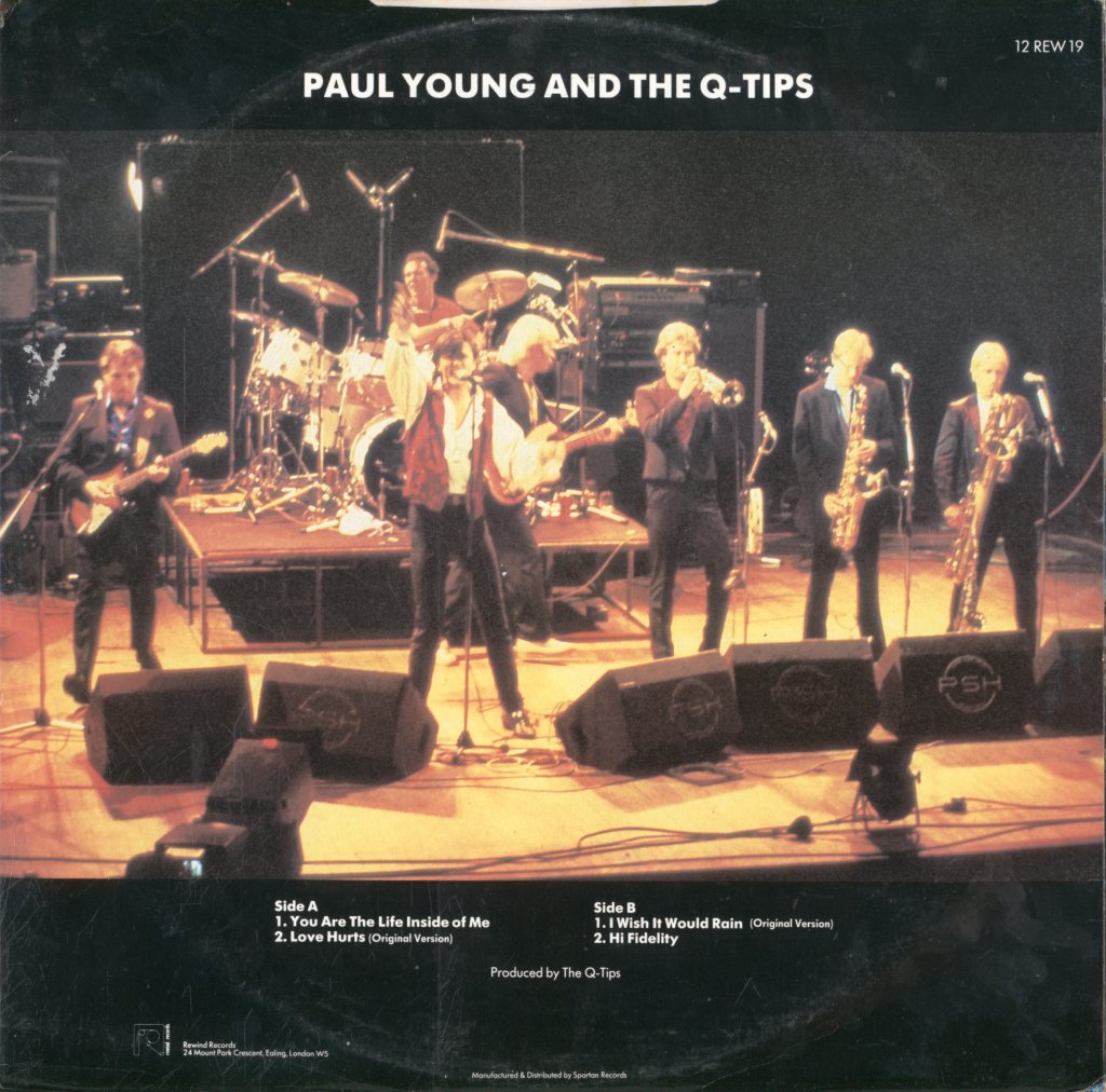 Paul Young And The Q-Tips - You Are The Life Inside Of Me - 12 Inch