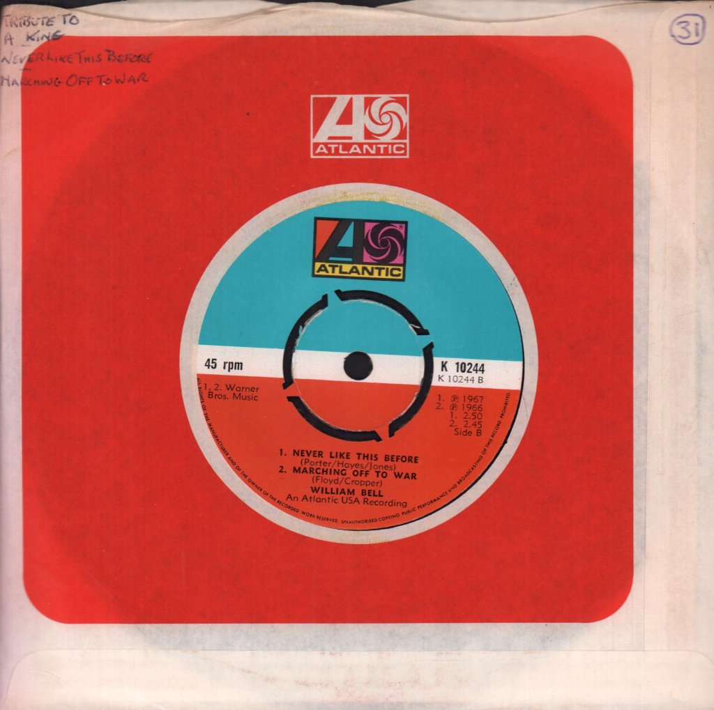 William Bell - A Tribute To A King - 7 Inch