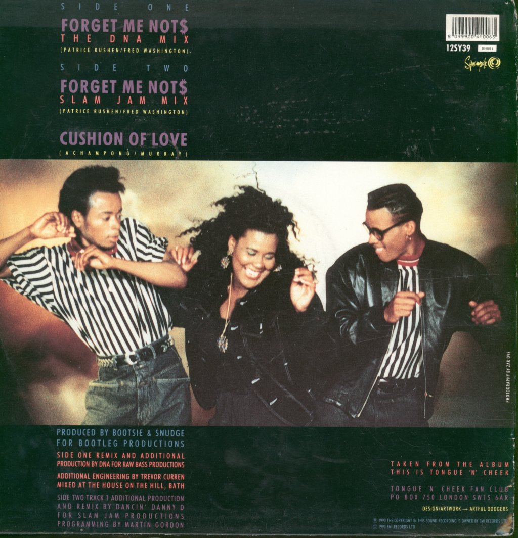 Tongue N Cheek - Forget Me Not$ (DNA Remix) - 12 Inch