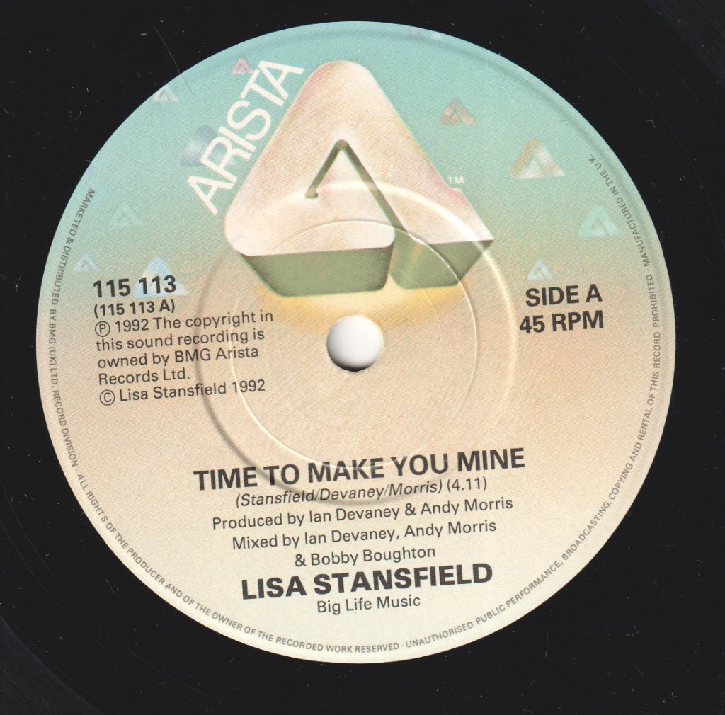 Lisa Stansfield - Time To Make You Mine - 7 Inch