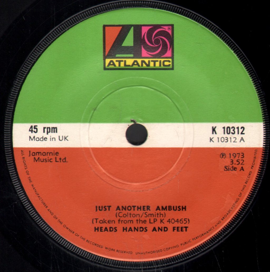 Heads Hands And Feet - Just Another Ambush - 7 Inch