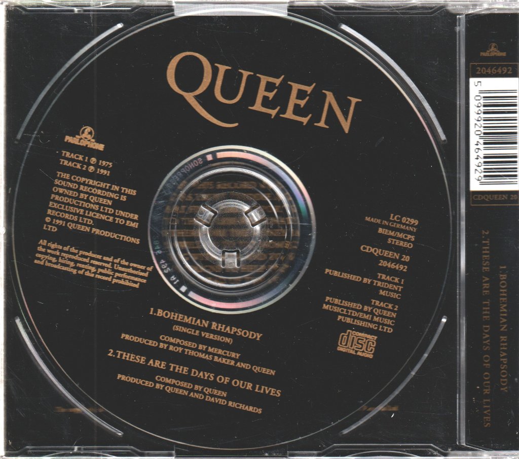 Queen - Bohemian Rhapsody - Cd