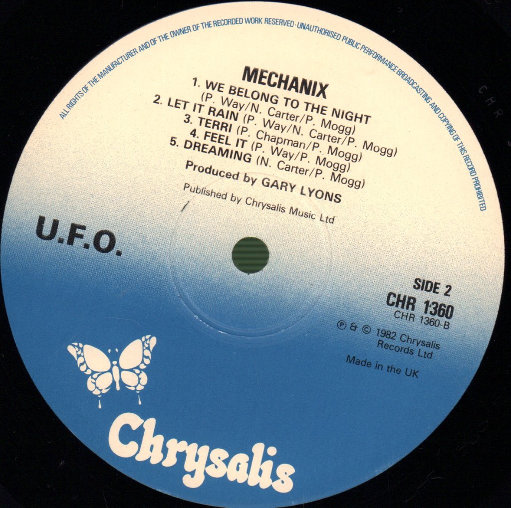 UFO - Mechanix - Lp