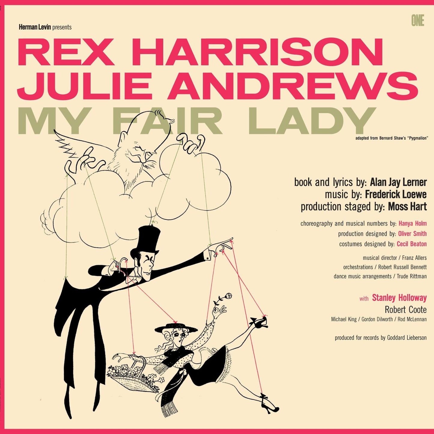 Rex Harrison Julie Andrews - My Fair Lady - Original Broadway Cast - Lp