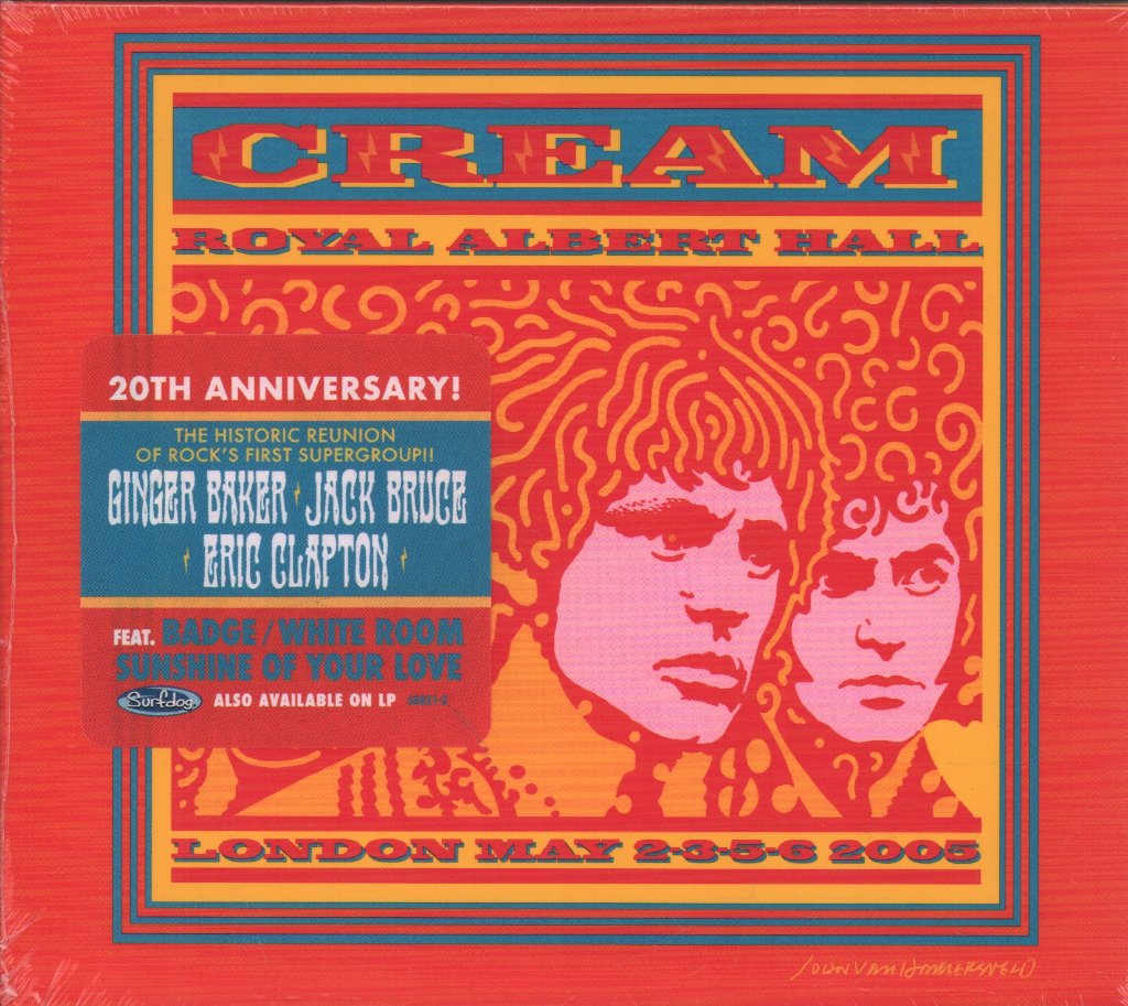 Cream - Royal Albert Hall London May 2-3-5-6 2005 (20th Anniversary) - Double Cd