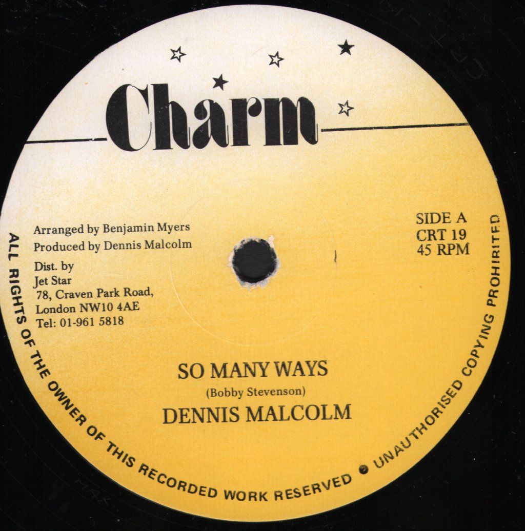 Dennis Malcolm - So Many Ways - 12 Inch