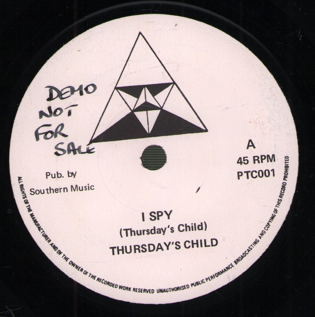 Thursday's Child - I Spy / Ordinary Man - 7 Inch