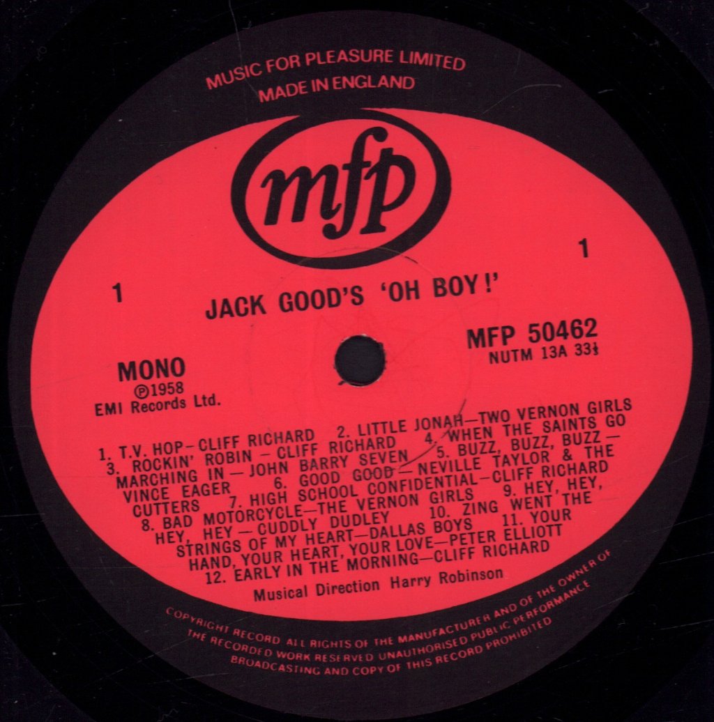 Various Artists - Jack Goods Original Oh Boy - Lp