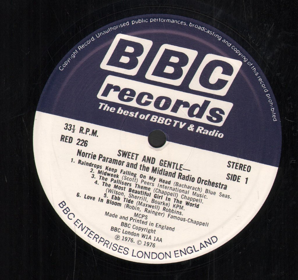 Norrie Paramor And The Midland Radio Orchestra - My Personal Choice - Lp