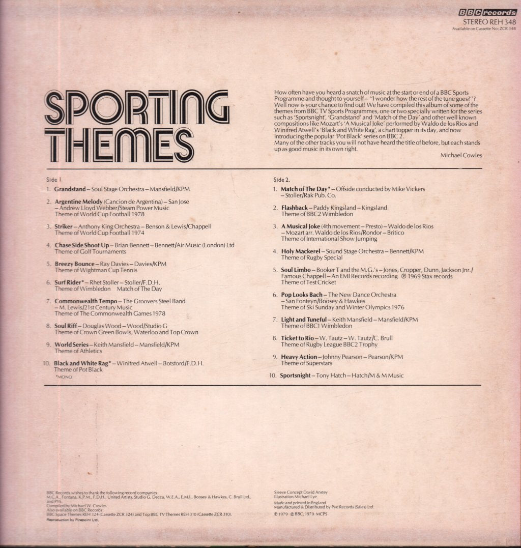 Various Artists - Sporting Themes - Lp
