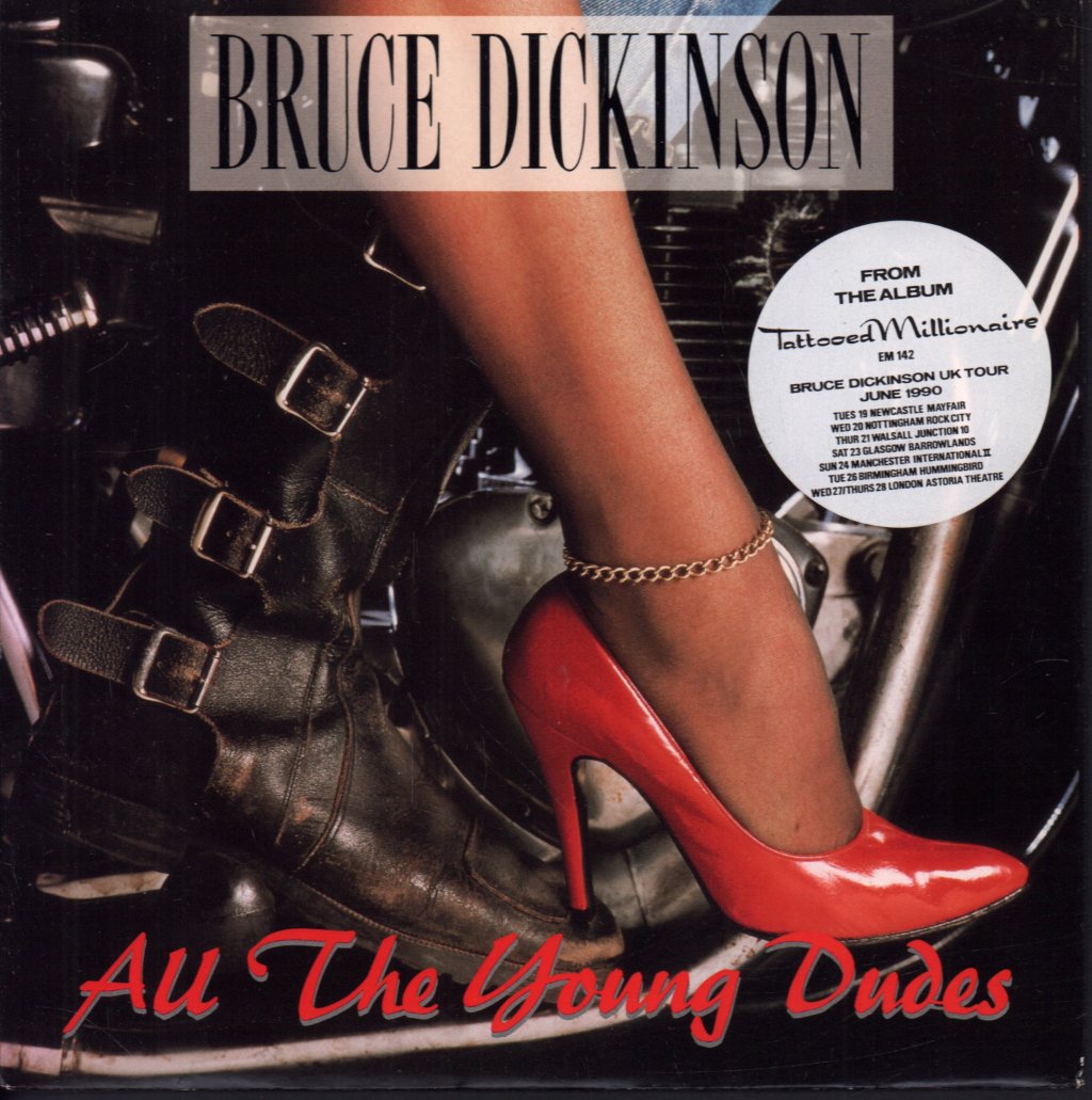 Bruce Dickinson - All The Young Dudes - 7 Inch