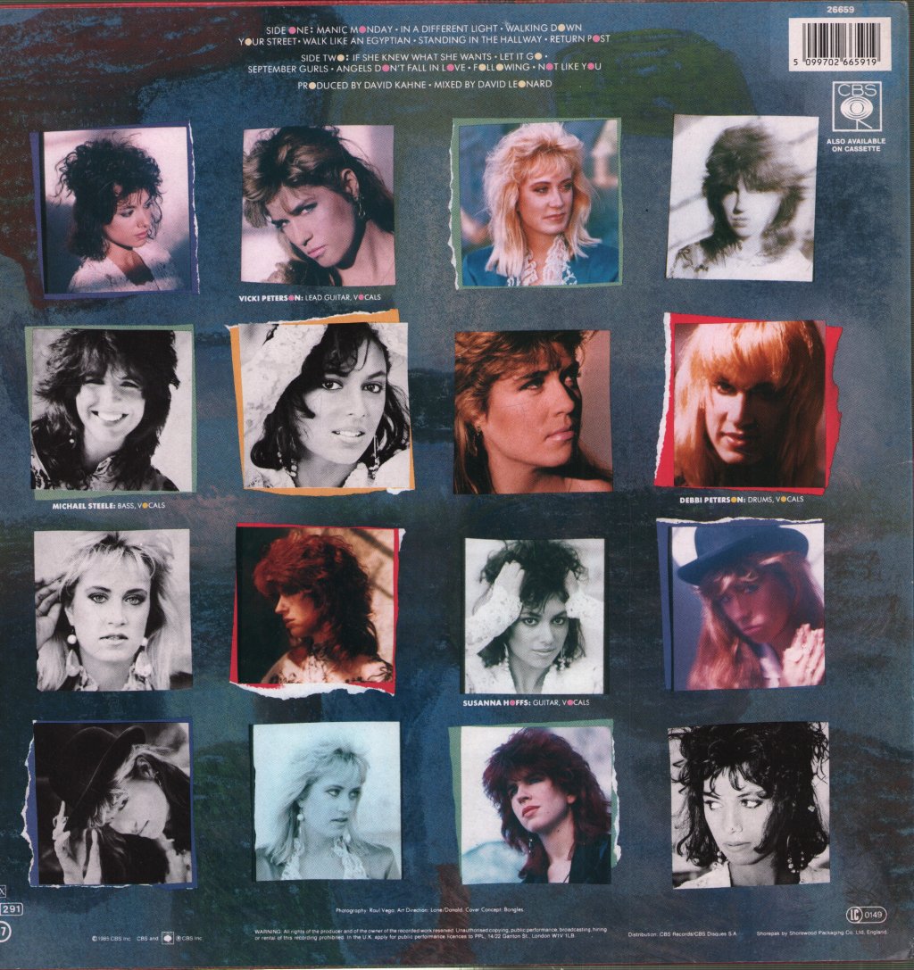 Bangles - Different Light - Lp