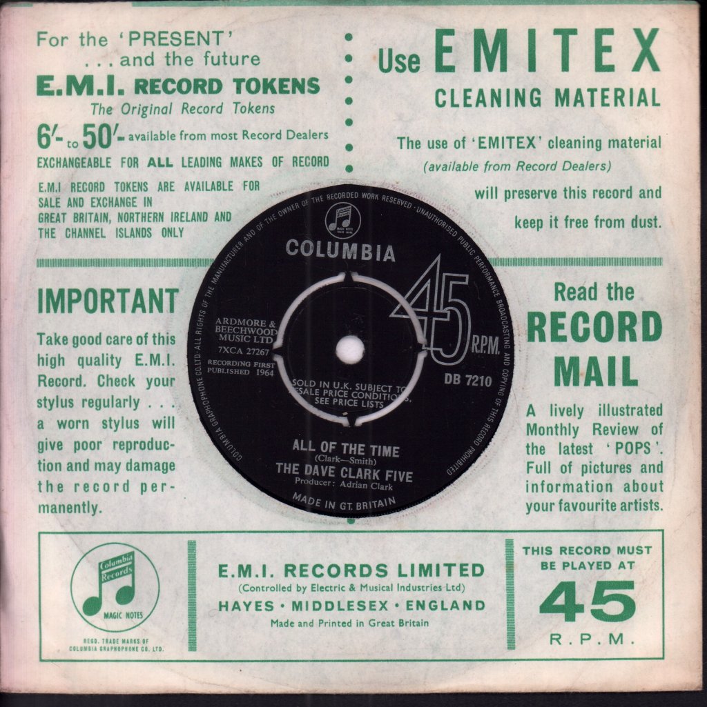 Dave Clark Five - Bits And Pieces - 7 Inch
