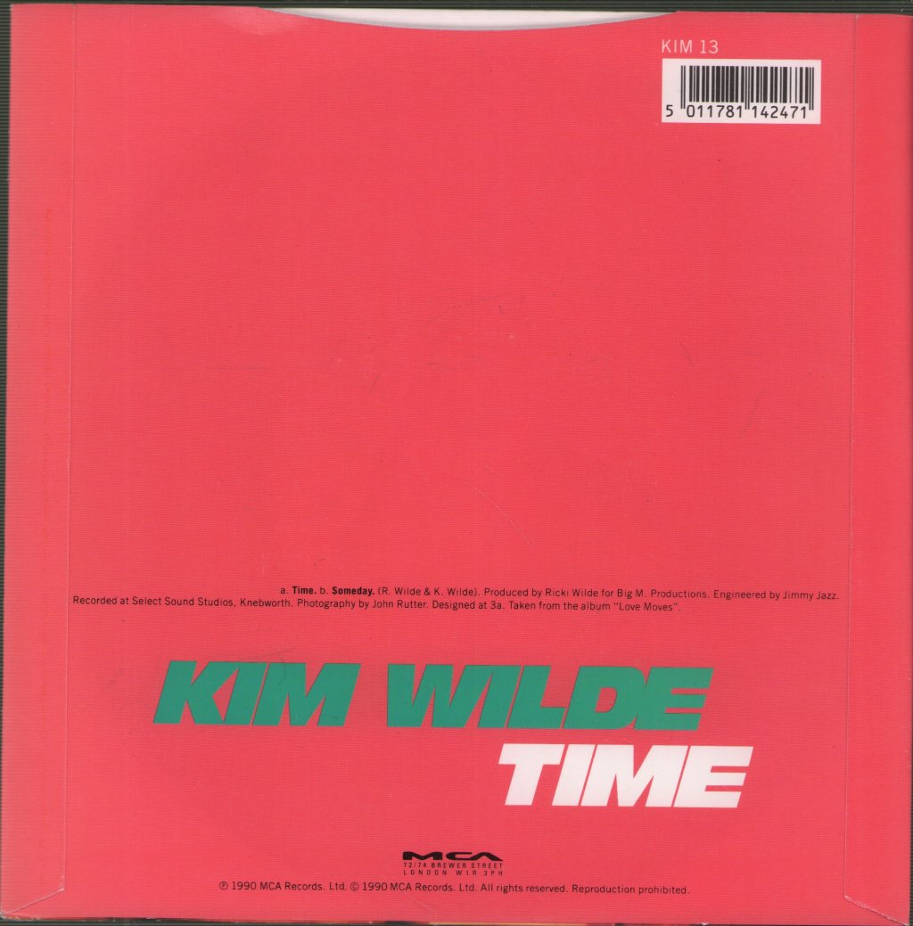 Kim Wilde - Time - 7 Inch