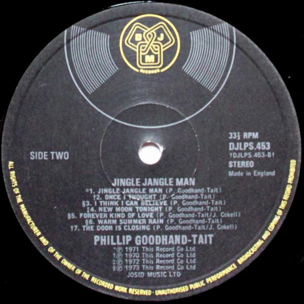 Phillip Goodhand Tait - Jingle Jangle Man - Lp