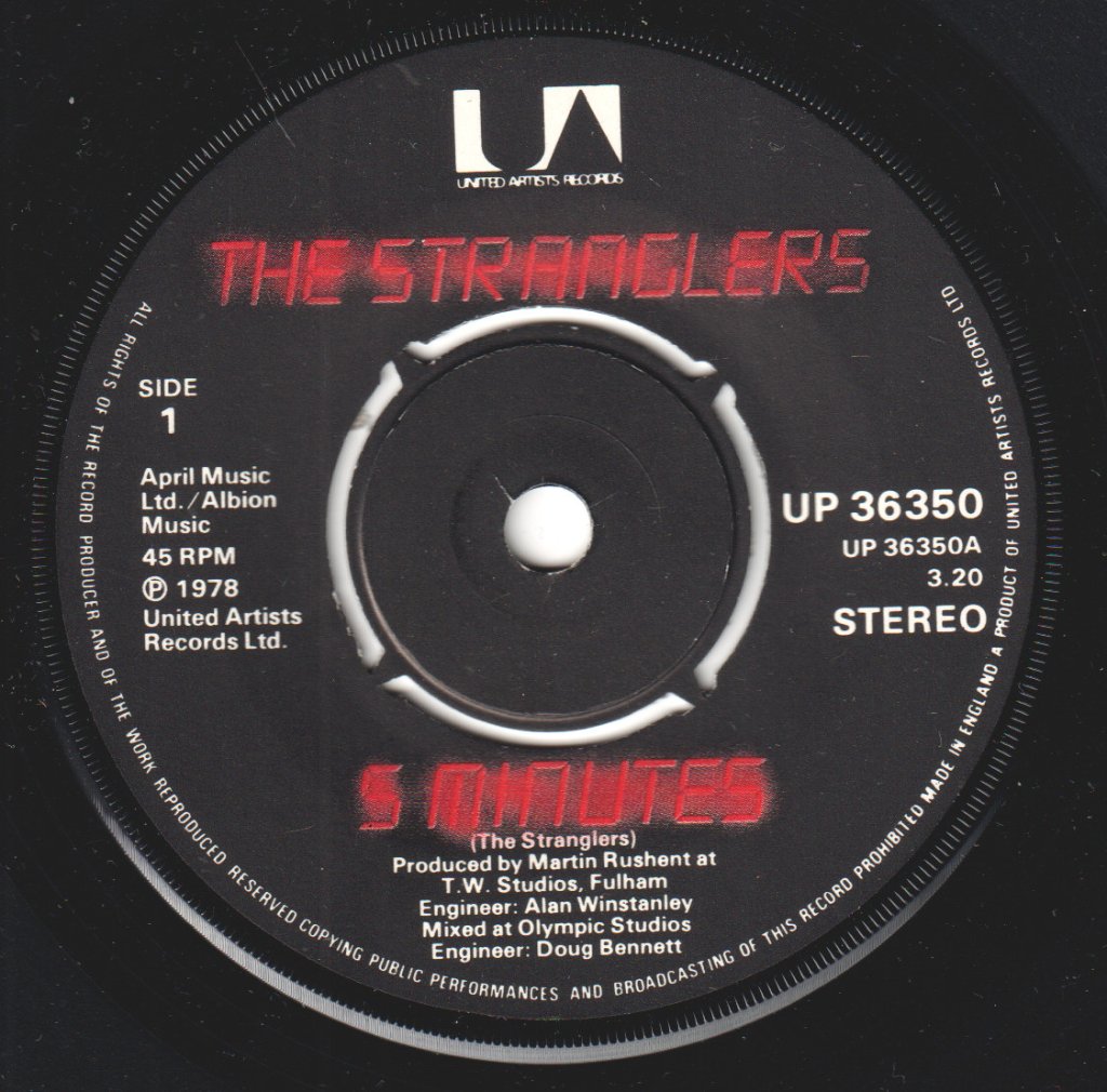 Stranglers - 5 Minutes - 7 Inch