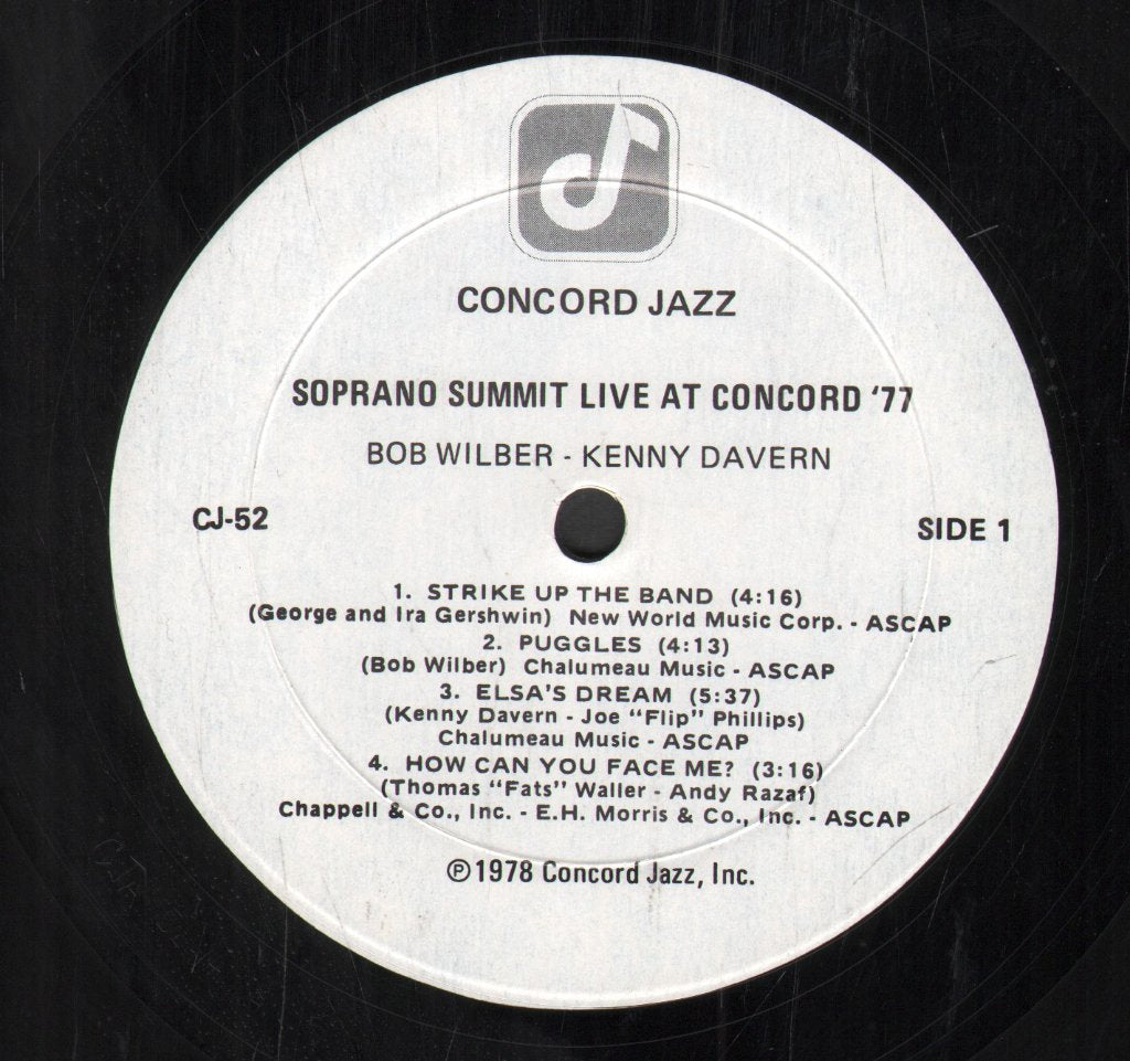 Soprano Summit - Live At Concord '77 - Lp