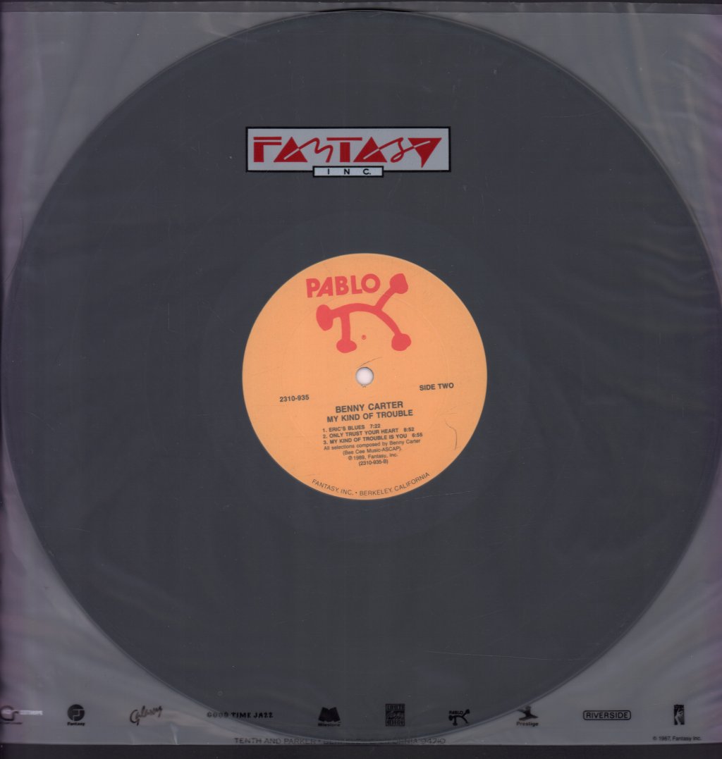 Benny Carter - My Kind Of Trouble - Lp