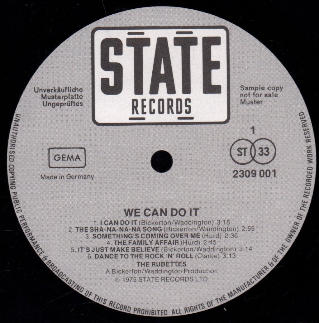 Rubettes - We Can Do It - Lp