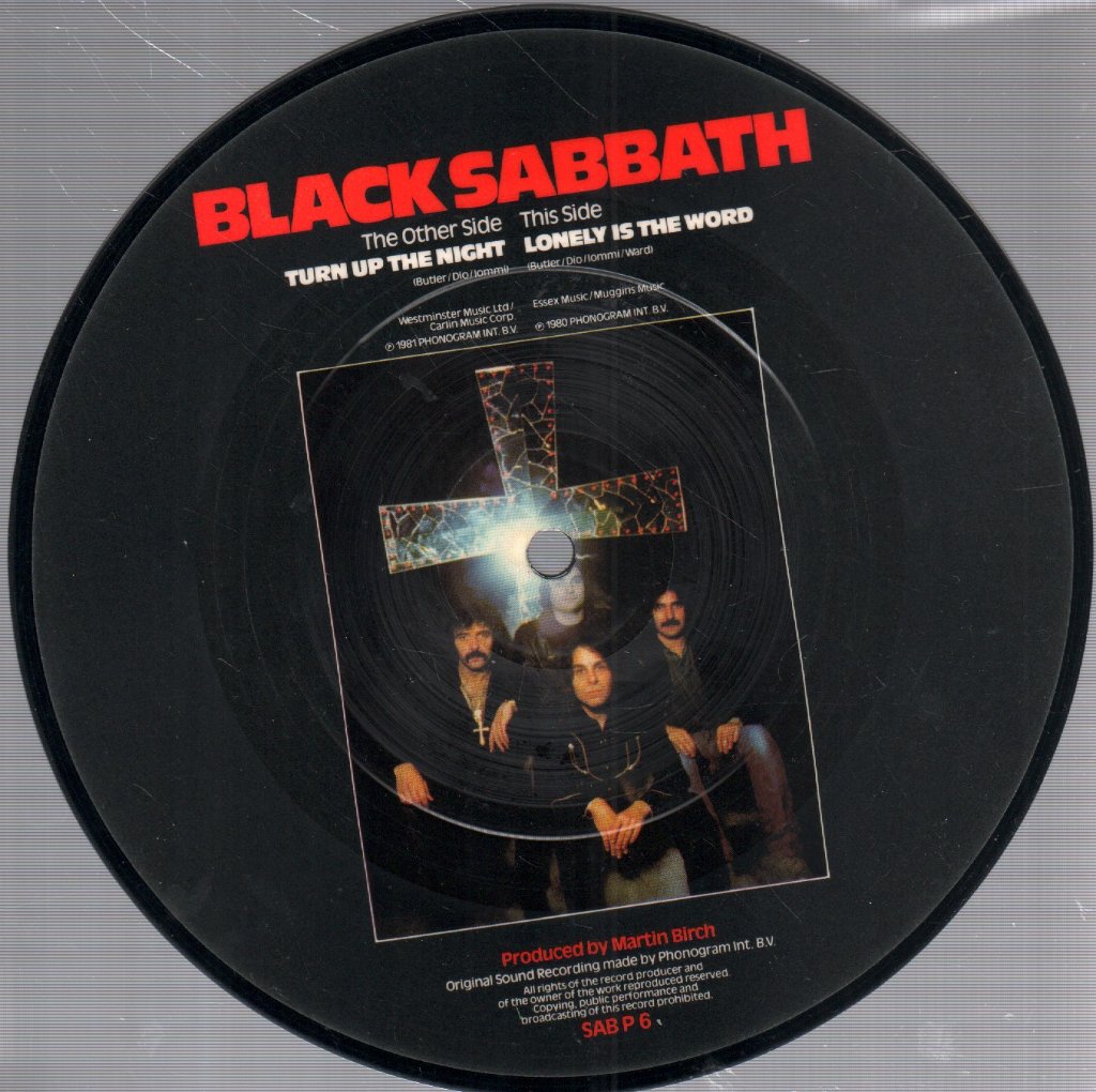 Black Sabbath - Turn Up The Night - 7 Inch