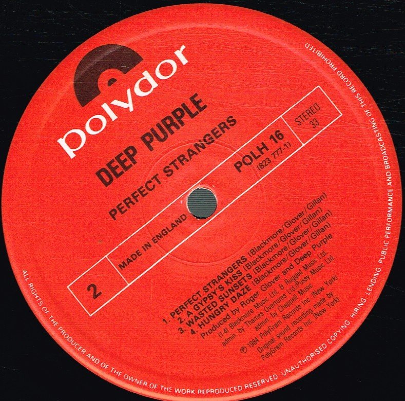 Deep Purple - Perfect Strangers - Lp