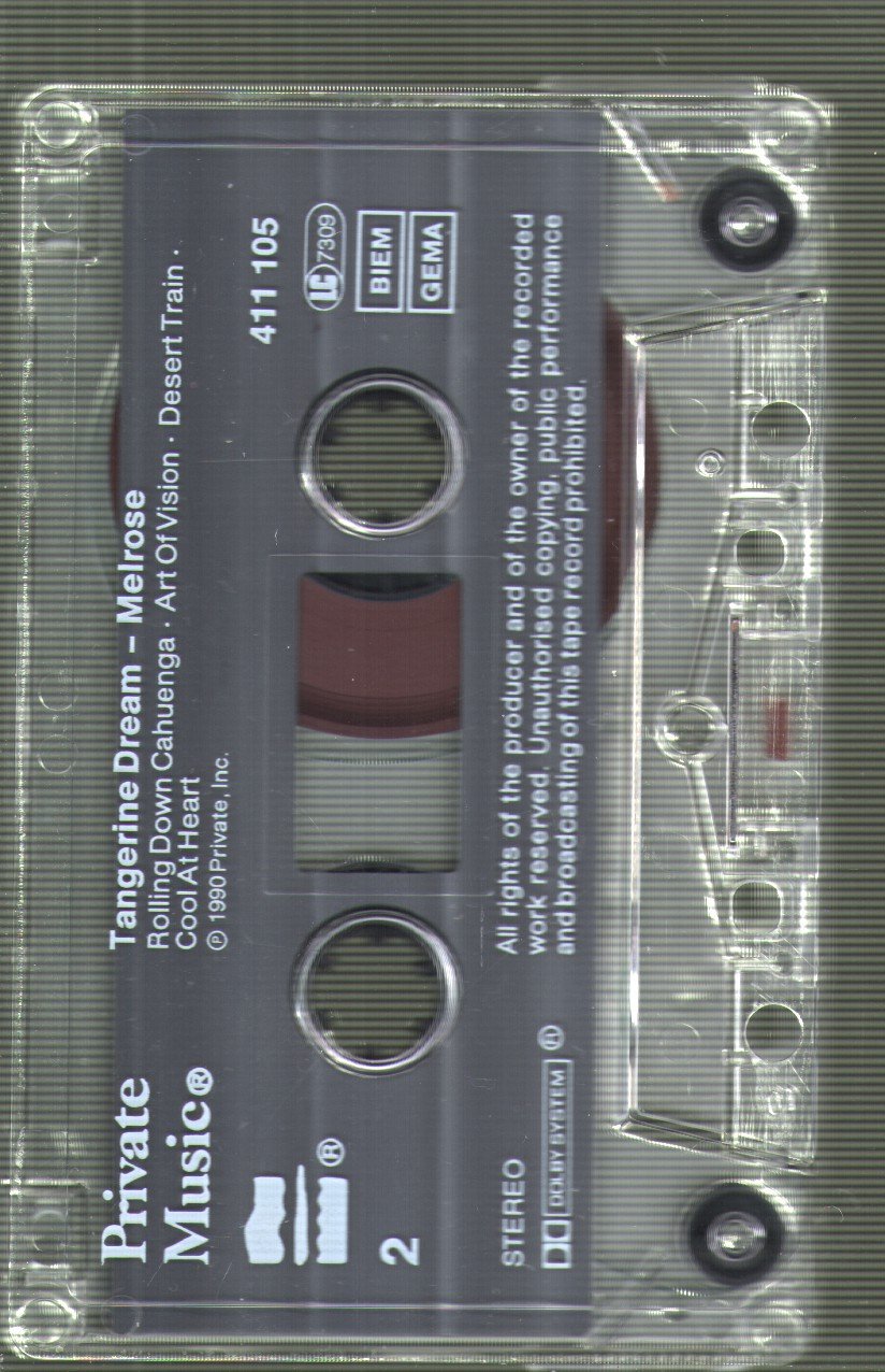 Tangerine Dream - Melrose - Cassette