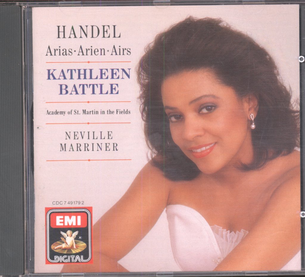 Kathleen Battle, Academy Of St. Martin-in-the-Fields, Neville Marriner - Handel - Arias = Arien = Airs - Cd