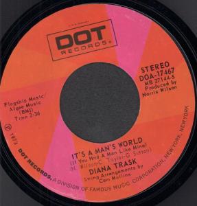 Diana Trask - It's A Man's World - 7 Inch